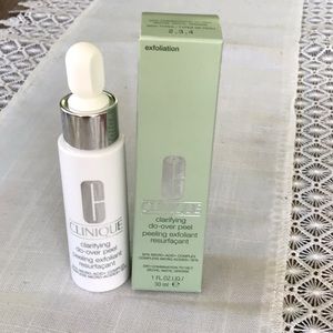Clinique clarifying do over face peel